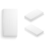 PURE 200 THREAD COUNT EGYPTIAN COTTON COT BED FITTED SHEET