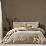 MALTON STRIPE 100% COTTON DUVET COVER SET