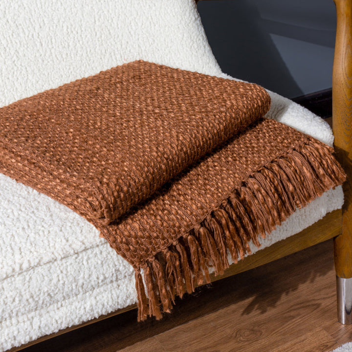 HÖEM MORNI WOVEN FRINGED THROW