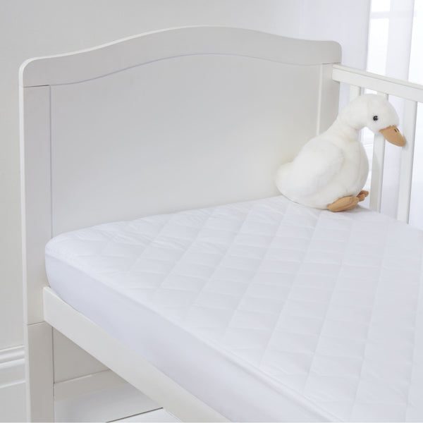 SOFT TOUCH COT BED WATERPROOF QUILTED TODDLER MATTRESS PROTECTOR