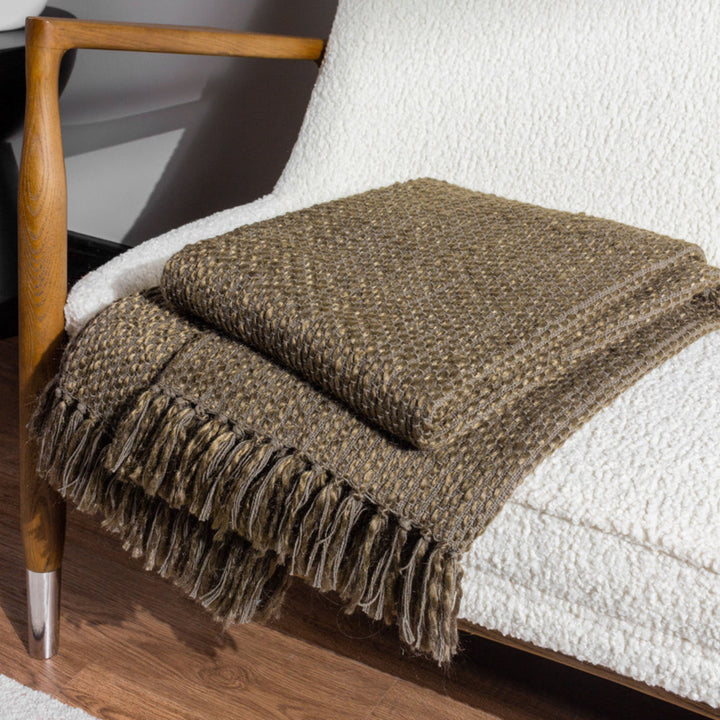 HÖEM MORNI WOVEN FRINGED THROW