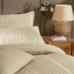 HARRISON STRIPE TUFTED SOFT TOUCH DUVET COVER SET