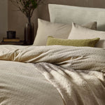 MALTON STRIPE 100% COTTON DUVET COVER SET