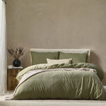 MALTON STRIPE 100% COTTON DUVET COVER SET