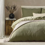 MALTON STRIPE 100% COTTON DUVET COVER SET