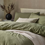 MALTON STRIPE 100% COTTON DUVET COVER SET