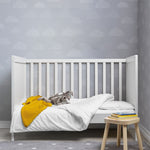 PURE COTTON 200 THREAD COUNT COT BED DUVET COVER SET