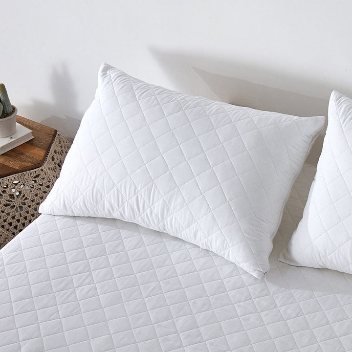 SOFT & SNUG WATERPROOF PILLOW PROTECTOR PAIR