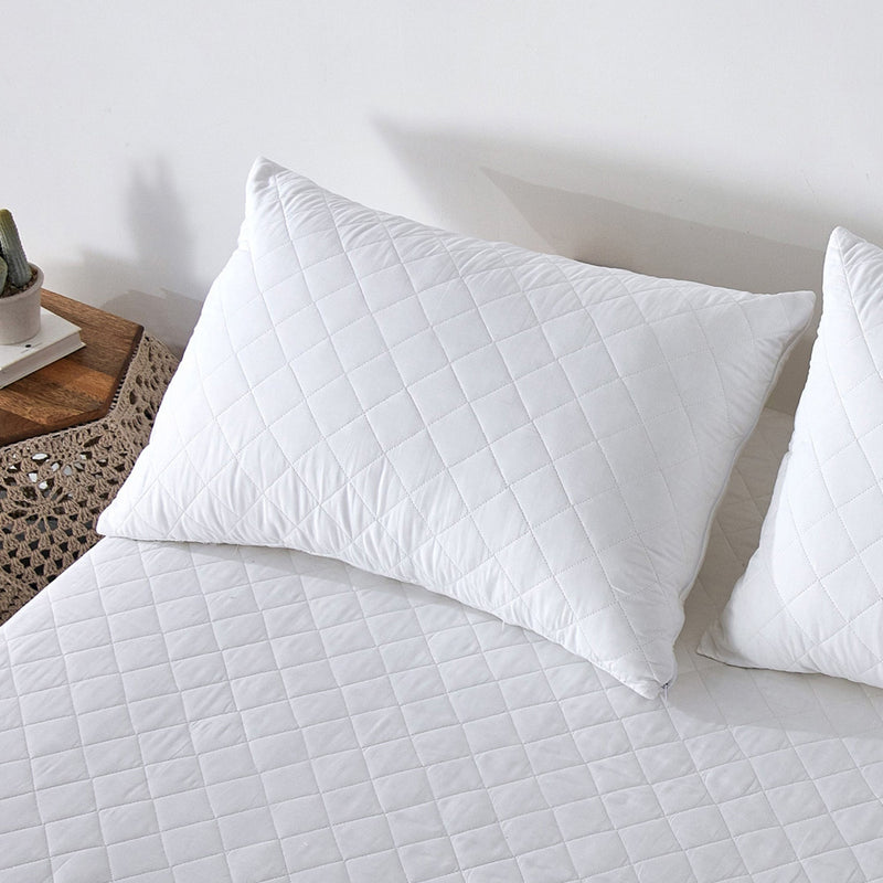 SOFT & SNUG WATERPROOF PILLOW PROTECTOR PAIR
